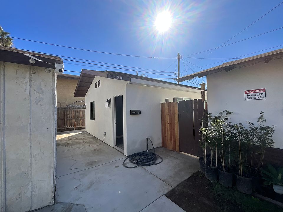 7432 unit c. 2 bedroom 1 bath split air brand new home with solar. Street parking $2900 monthly