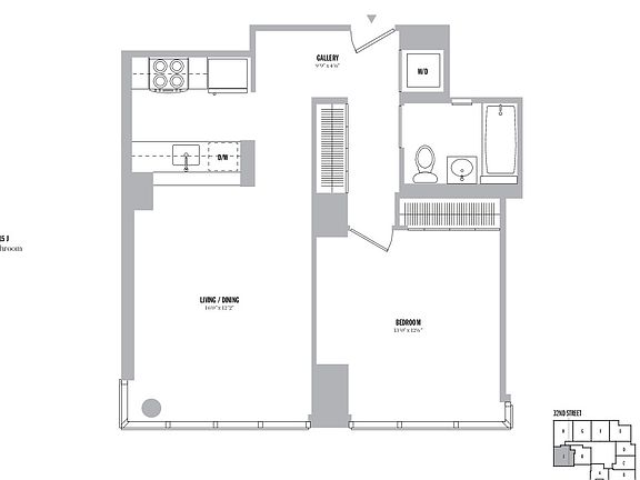 2nd image of 885 6th Ave APT 14J