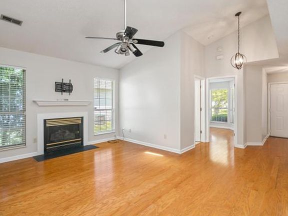 Living Room with Skylight