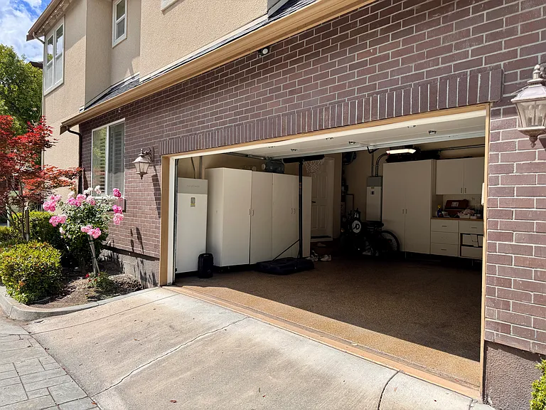 Garage car entrance