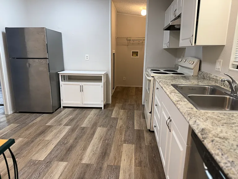 Kitchen with abundant cabinet & countertop space
