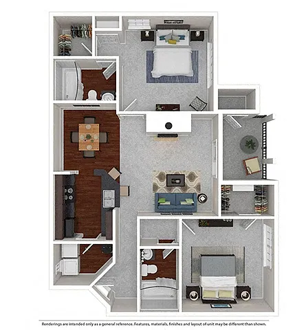 Floor plan B2AR The Rococo