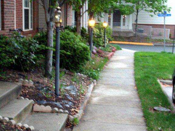 Walk way in the front