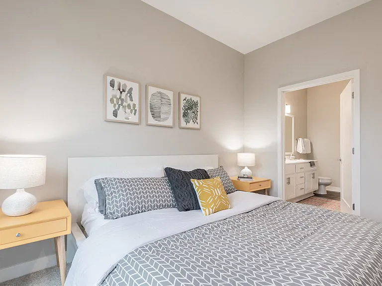 Relax in your cozy bedroom, designed for comfort and restful nights.