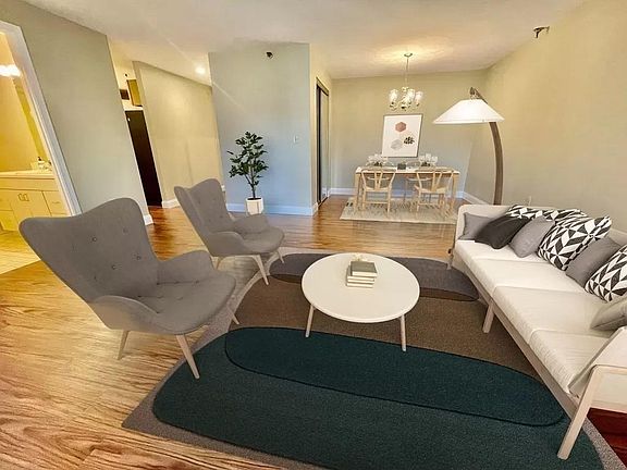 Center setting with staged furniture for your reference