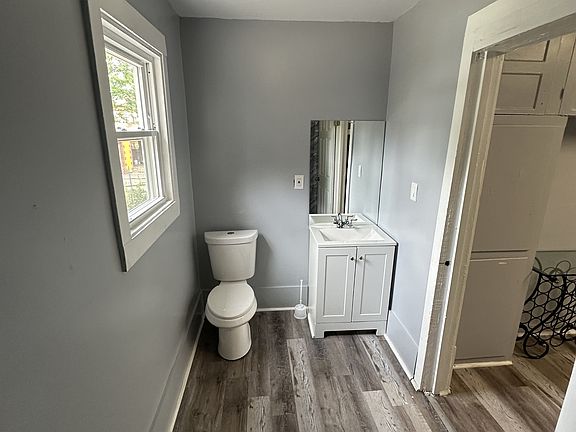Bathroom Vanity and Toilet