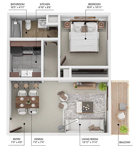 Floor plan A1