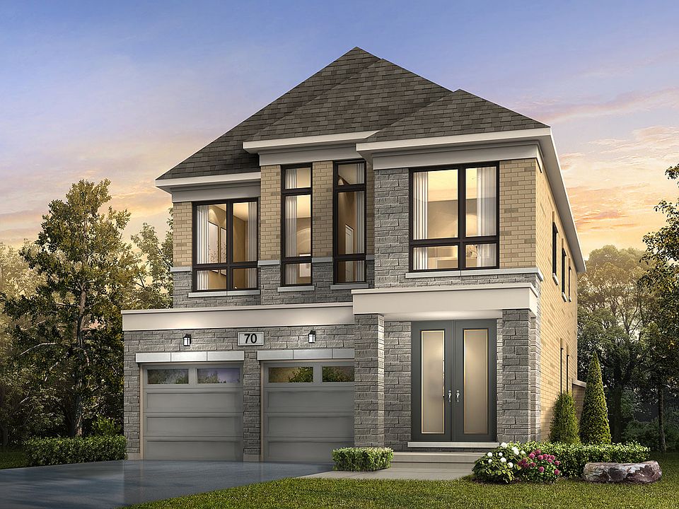Exterior Peridot Style E at Woodhaven in Aurora, Ontario.