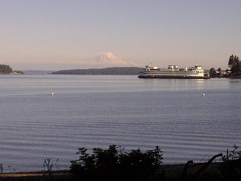 View of Rich Passage, Mt. Rainier