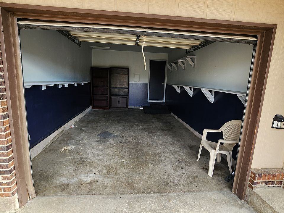 Single car attached garage.