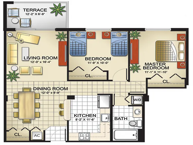 Floor plan Model i3