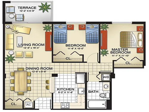 Floor plan Model i3