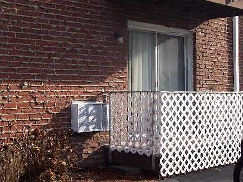 Deck by Driveway to Apartment