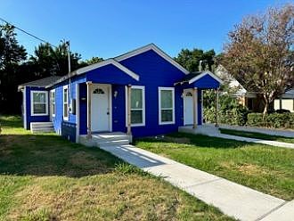 Front and side of house
