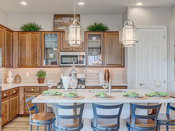 Striking kitchen with island