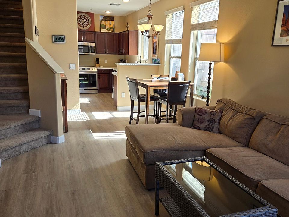 Living, dining & kitchen (see updated photos for new sofa and love seat)