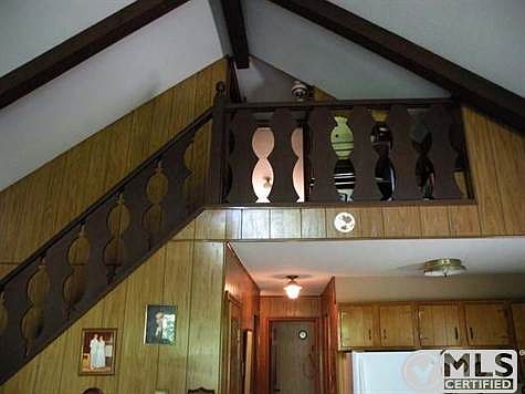 The overlooking loft.