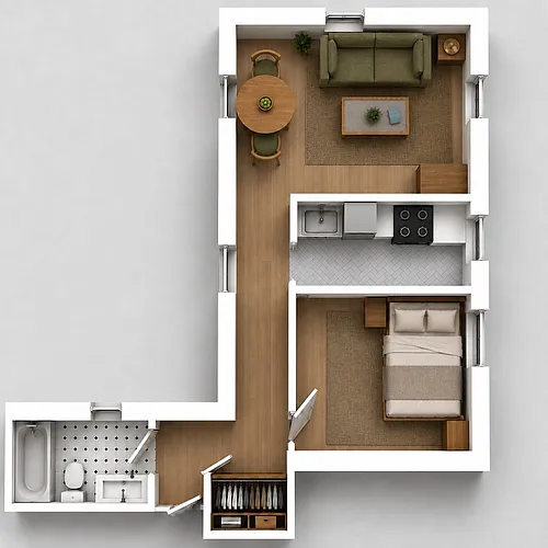 Floor plan Studio