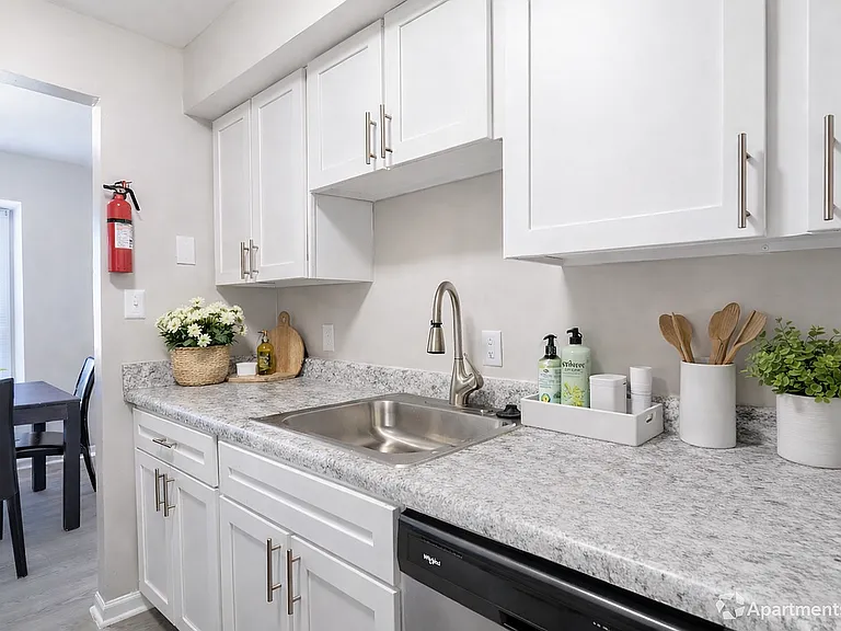 Modern kitchen with neutral tones