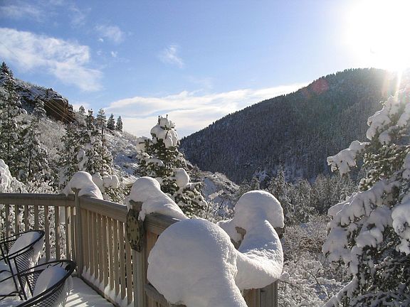 Winter - View from deck