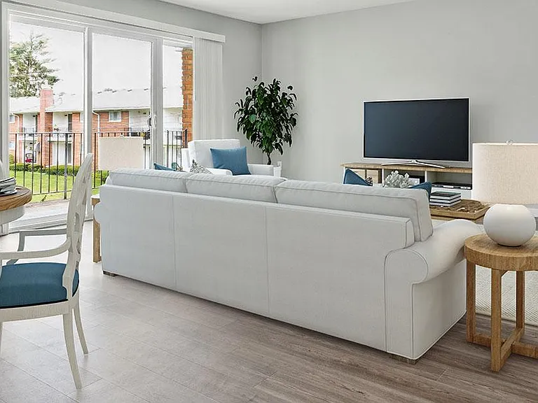 1WD- One Bedroom One Bath New Construction- Living Room