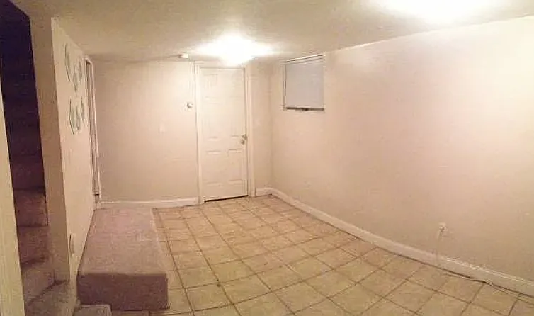 Extra storage, not included in square footage.