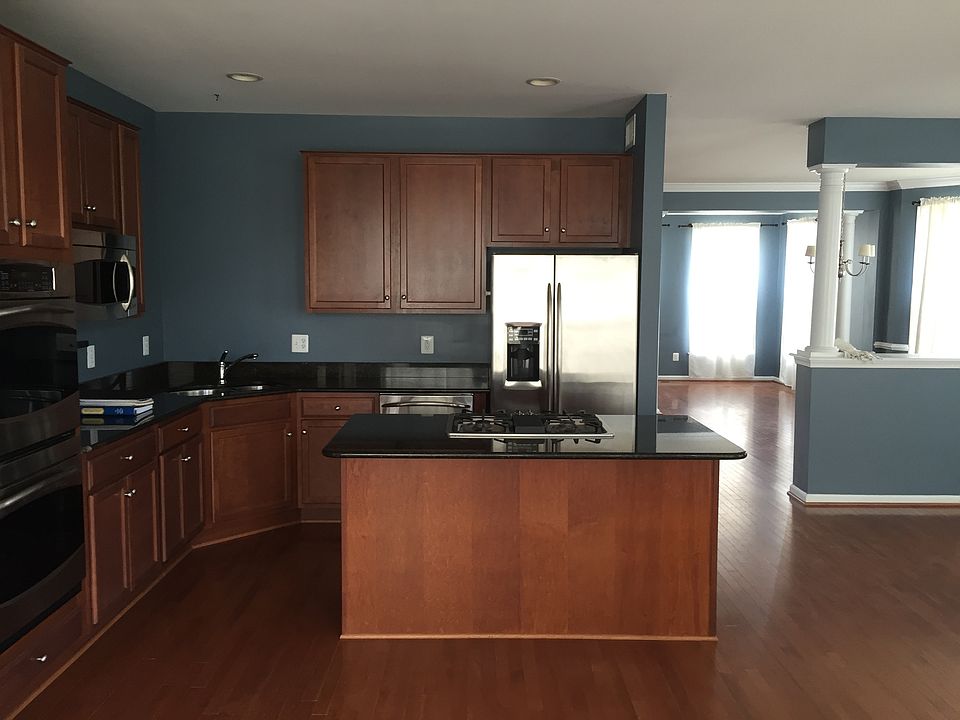Kitchen and living areas