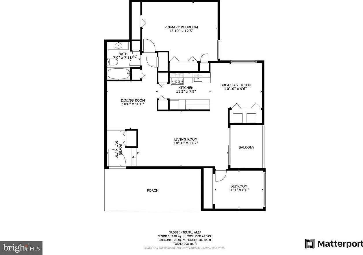 2 bed, 1052 sqft, $1,750 — Photo 4