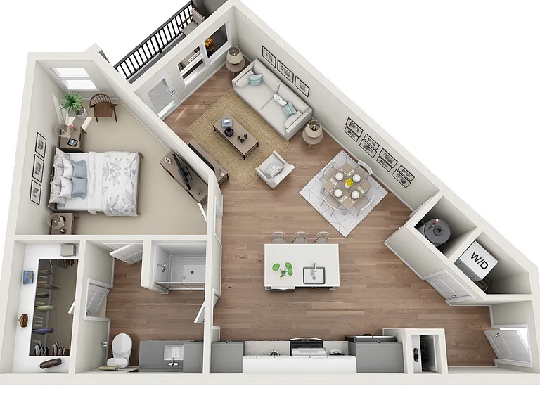 The Sawyer Providence Farm - A3 - 1 Beds - 1 Baths - 797 Sq. ft.