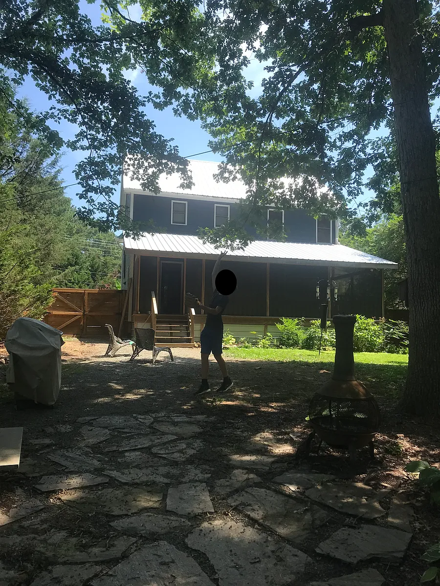 back of house - 1201C Hillsborough Rd