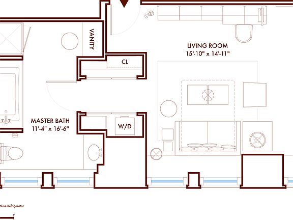 5th image of 55 Wall St APT 815