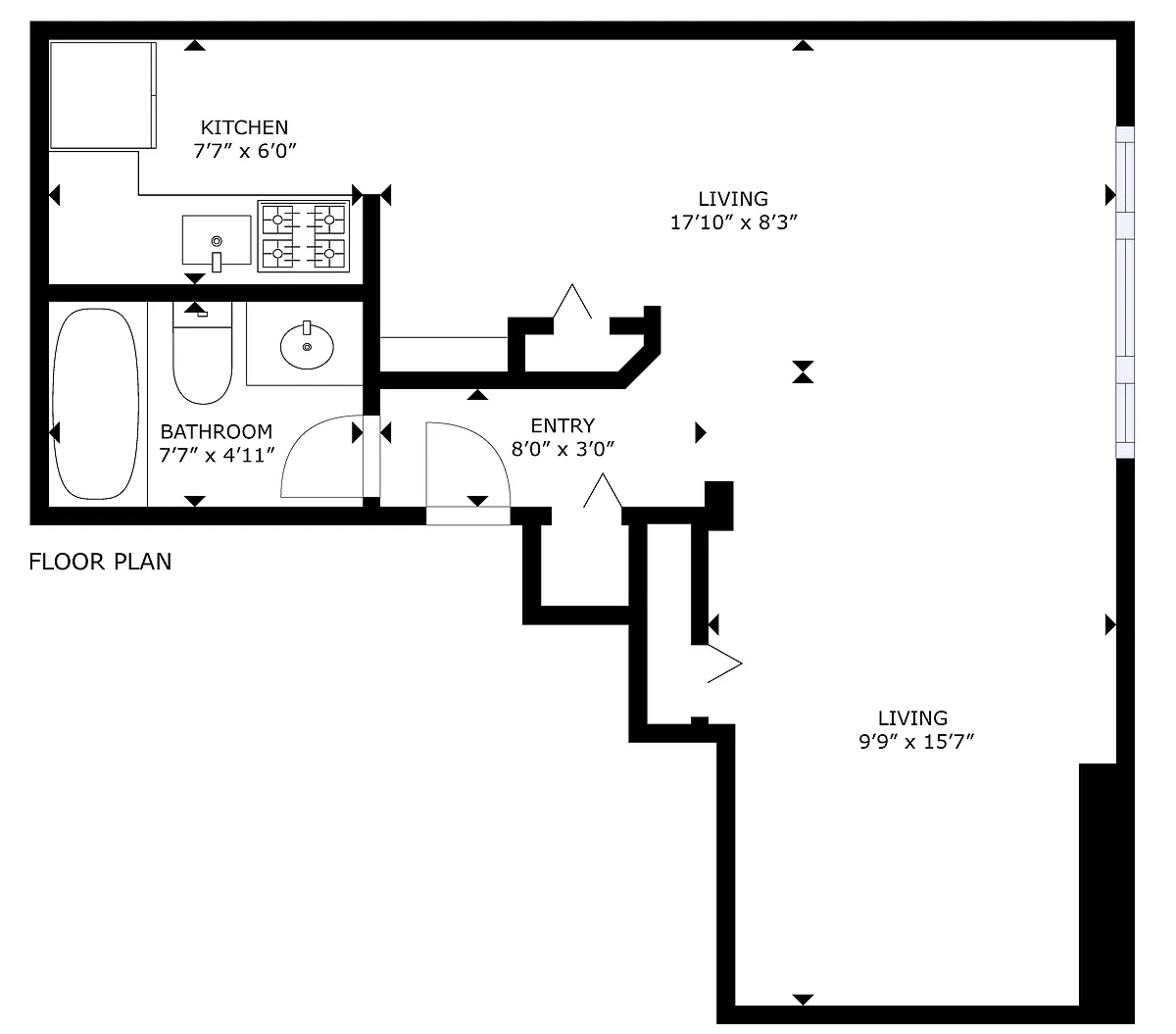 Floor plan Studio