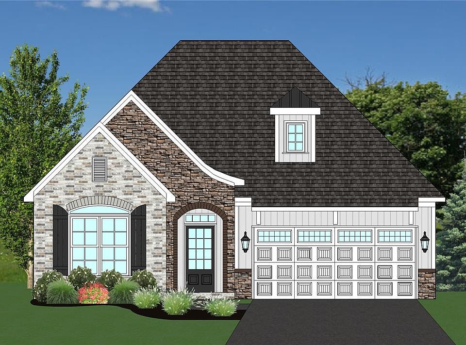 The Cambridge is a luxury one story home built by Keystone Homes