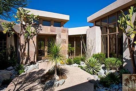Beautiful courtyard entry.
