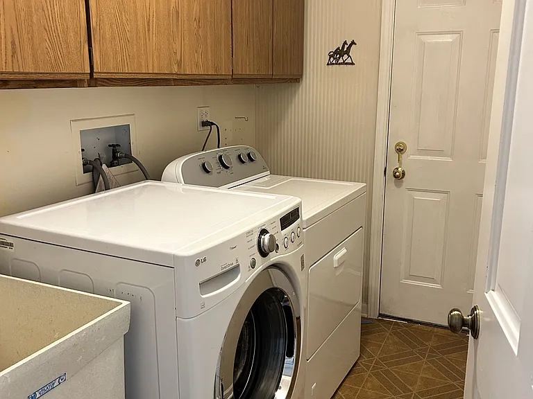 First floor laundry - door to garage