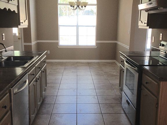 Galley style kitchen