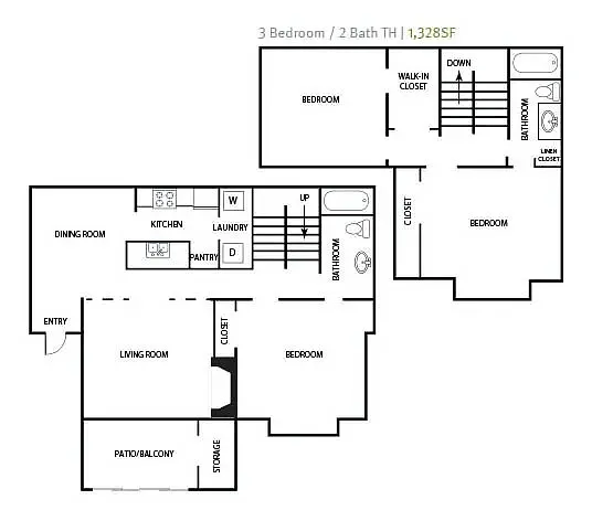 Floor plan C1TH