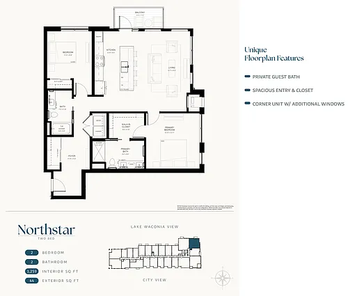 Floor plan Northstar