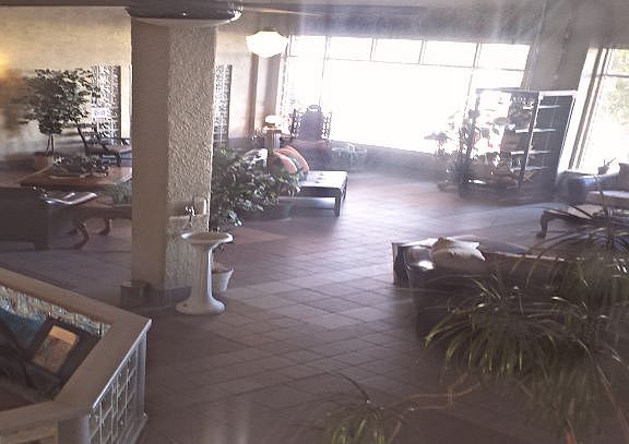 Beautiful Lobby with conversation/fireplace area for tenant