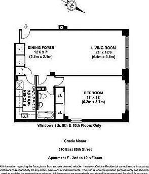 1st image of 510 E 85th St APT 6F