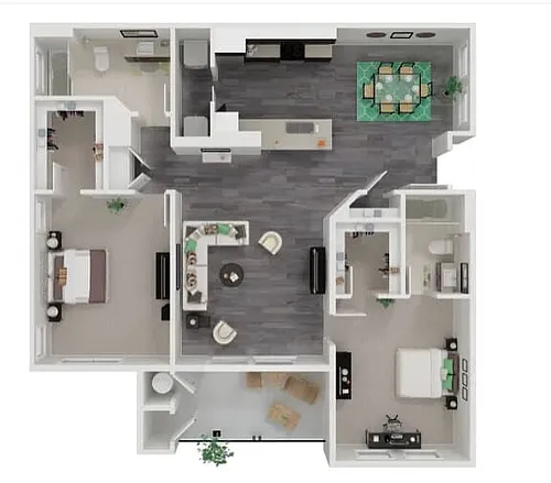 Floor plan 2X2