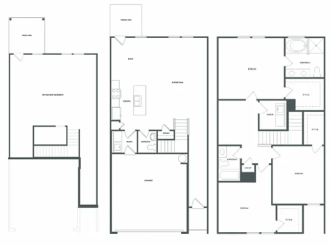 Floor plan Dallas B