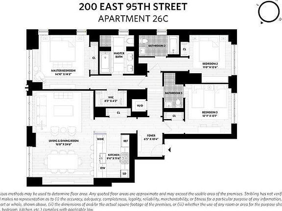 2nd image of 200 E 95th St #26C