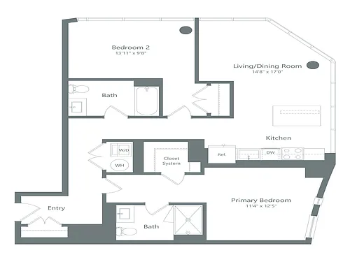 Floor plan B3