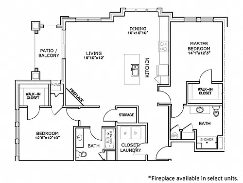 Floor plan E12
