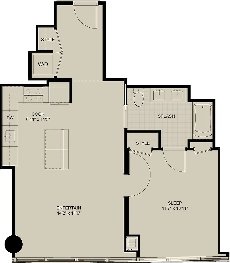 Floor plan 1D