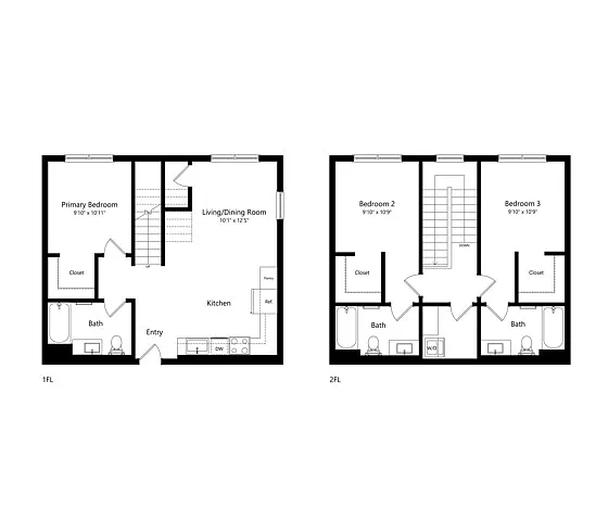 Floor plan 3B-TH