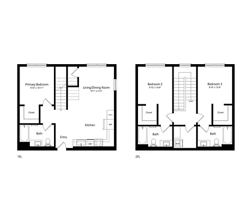 Floor plan 3B-TH