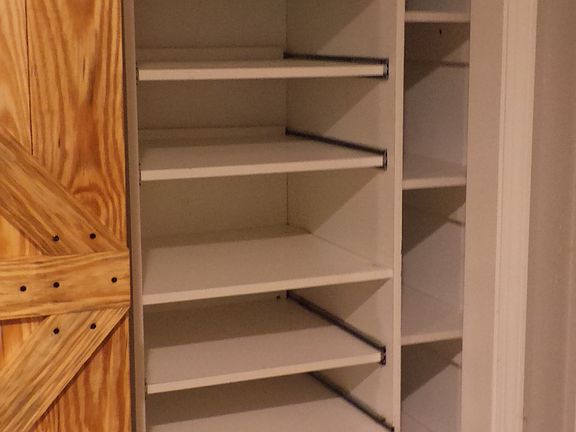 Pull out shelves pantry