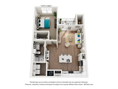 Floor plan The Mill